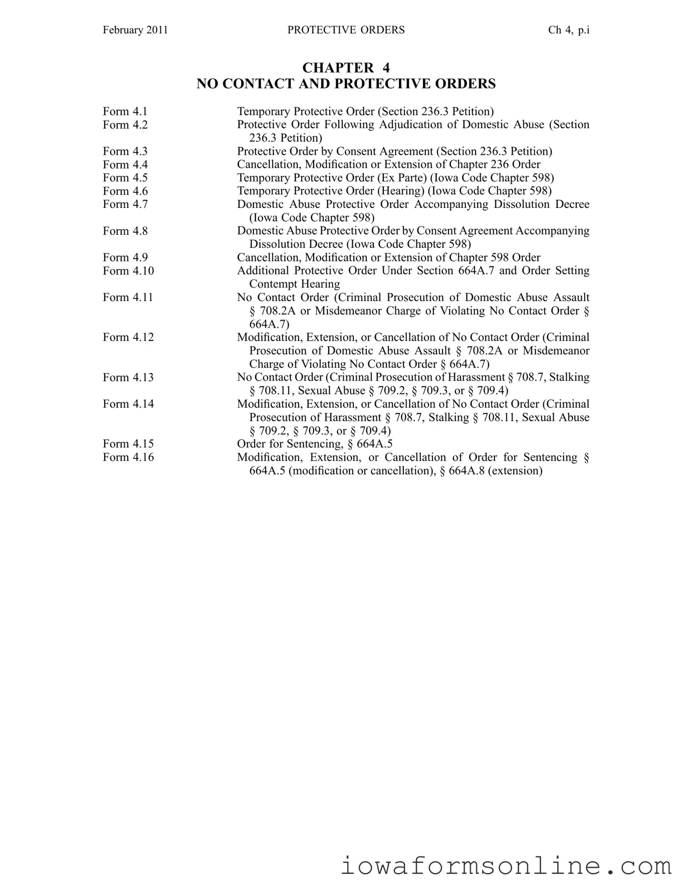 Fill a Valid Iowa Protective Order Template